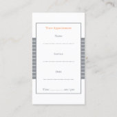 Haarsalon met Afspraak Visitekaartjes Afsprakenkaartje (Achterkant)