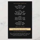 Haarsalon Nails Make-up Lashes Tarot Marketing QR Flyer (Achterkant)