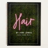 Haarsalon Neon Boxwood Cosmetologist Professioneel Planner (Voorkant)