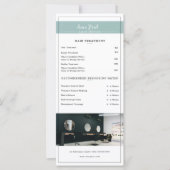 Haarsalon prijslijst Sjabloon - Minimal Design (Voorkant)