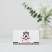 Haarsalon Professioneel Modern Visitekaartje (Staand voorkant)