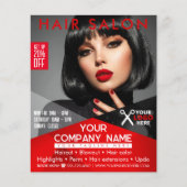 Haarsalon / Schoonheidssalon / Kapper Flyer (Voorkant)