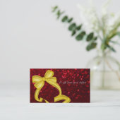 Haarsalon stylist Feestcoupon cadeaukaart xmas Kortingskaartje (Staand voorkant)