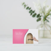 Haarsalon visitekaartje (Staand voorkant)