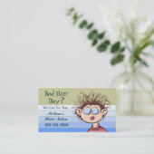 Haarsalon visitekaartje (Staand voorkant)