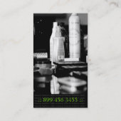 Haarsalon visitekaartje (Achterkant)