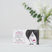 Haarsalon visitekaartje (Staand voorkant)