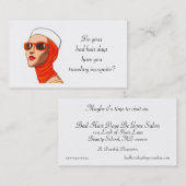 Haarsalon visitekaartje (Voorkant / Achterkant)