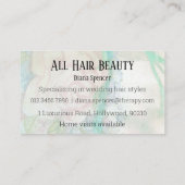 Haarsalon Visitekaartje (Achterkant)