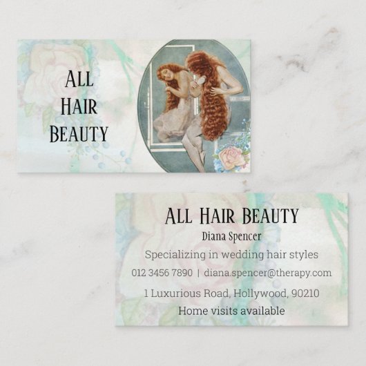 Haarsalon Visitekaartje (Voorkant / Achterkant)