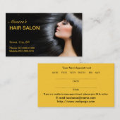 Haarsalon visitekaartje afsprakenkaartje (Voorkant / Achterkant)
