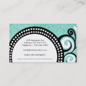 Haarsalon visitekaartje afsprakenkaartje (Achterkant)