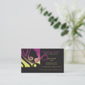 Haarsalon visitekaartje afsprakenkaartje (Staand voorkant)