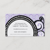 Haarsalon visitekaartje afsprakenkaartje (Achterkant)