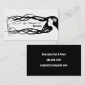 Haarsalon visitekaartjes (Voorkant / Achterkant)