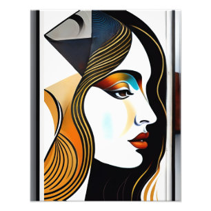  haarsalon wandbekleding zwart haar salon wal foto afdruk