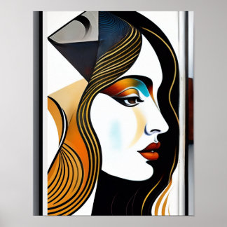 haarsalon wandbekleding zwart haar salon wal poster