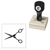 Haarsalonschaar Rubberstempel (Gestempeld)