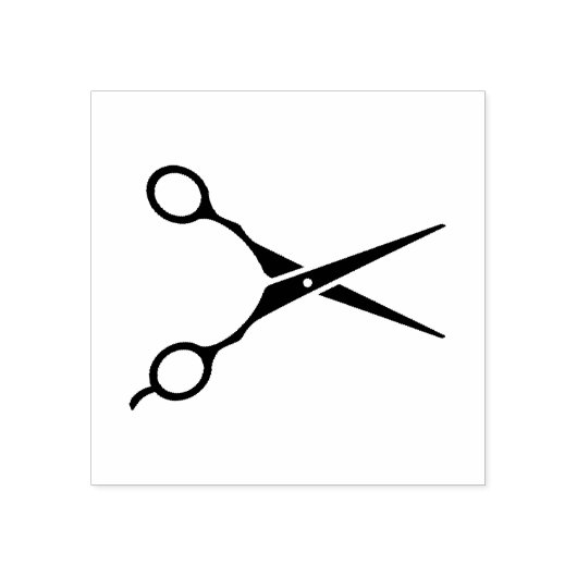 Haarsalonschaar Rubberstempel (Afrduk)