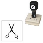 Haarsalonschaar Rubberstempel (Gestempeld)