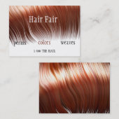 Haarsalonstijl Visitekaartjes - Gepersonaliseerd (Voorkant / Achterkant)