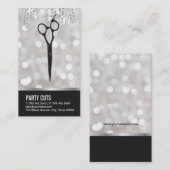 Haarschaar / Bokeh & Confetti Visitekaartje (Voorkant / Achterkant)