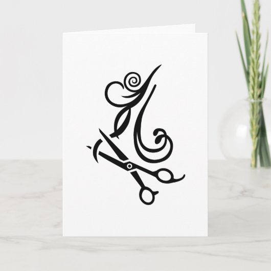 Haarschaar Hairdresser Kaart (Voorkant)