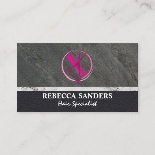 Haarschaar   Salon Logo Visitekaartje