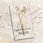 haarschaar vlinderinktspatten visitekaartje