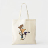 haarser met schaar tote bag (Voorkant)