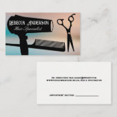 Haarsnijgereedschap | Salon Afsprakenkaartje (Voorkant / Achterkant)