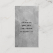 haarspecialist | Stijlvolle tools Visitekaartje (Achterkant)