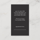 Haarspelden Haar Logo Afsprakenkaartje (Achterkant)