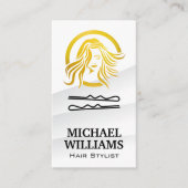 Haarspelden Haar Logo Afsprakenkaartje (Voorkant)