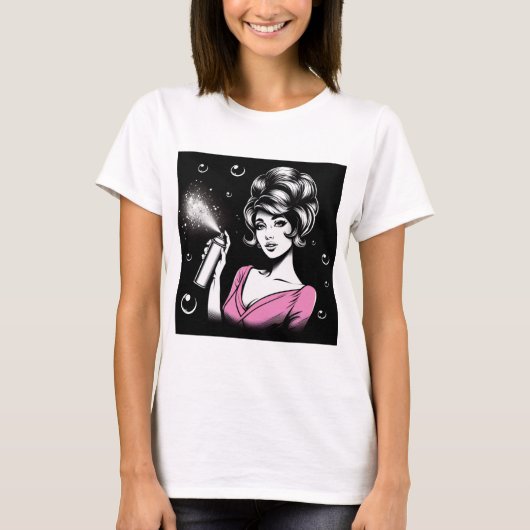 Haarspray Queen T-shirt (Voorkant)