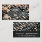 haarstation | Salon Barber Gereedschap Visitekaartje (Voorkant / Achterkant)