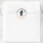 haarsticker ronde sticker (Tas)