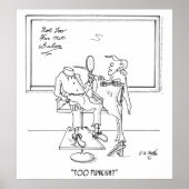 Haarstijl Cartoon 1465 Poster (Voorkant)