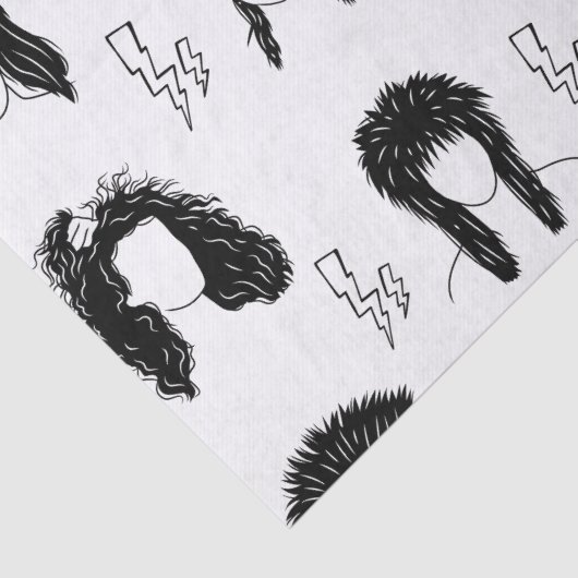 Haarstijlen van 80 jaar tissuepapier (Detail)