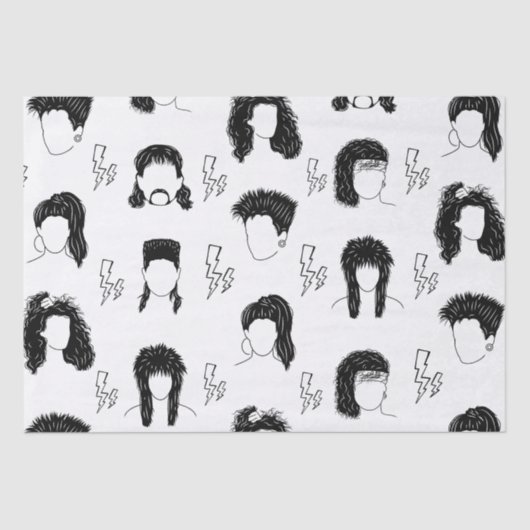 Haarstijlen van 80 jaar tissuepapier (Voorkant)