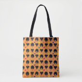 Haarstijlen van Afros en Afro Puffs Tote Bag (Voorkant)