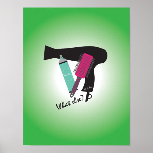 Haarstijlen - Wat nog meer? Poster (Voorkant)