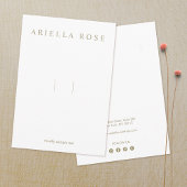 Haarstrik haarboogclip met Social Media Iconen Informatiekaartje