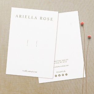 Haarstrik haarboogclip met Social Media Iconen Informatiekaartje