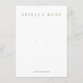 Haarstrik haarboogclip met Social Media Iconen Informatiekaartje (Voorkant)