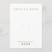 Haarstrik haarboogclip  Social Media Informatiekaartje (Voorkant)