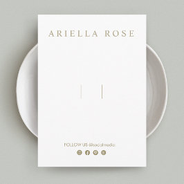 Haarstrik haarboogclip Social Media Informatiekaartje