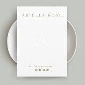 Haarstrik haarboogclip  Social Media Informatiekaartje