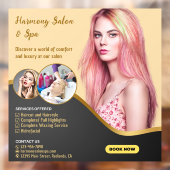 Haarstudio Spa Knippen Kleur Tinten op Maat  Raamsticker (Vel 2)