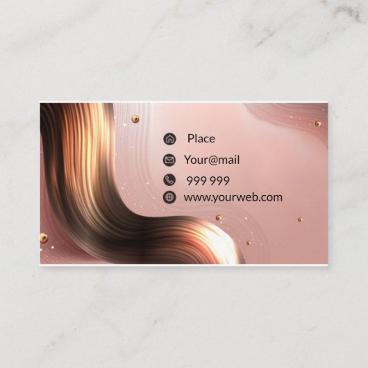 Haarstudio Visitekaartje (Achterkant)